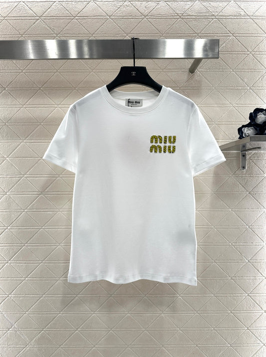 Beaded Logo T-Shirt