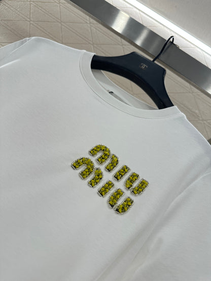 Beaded Logo T-Shirt