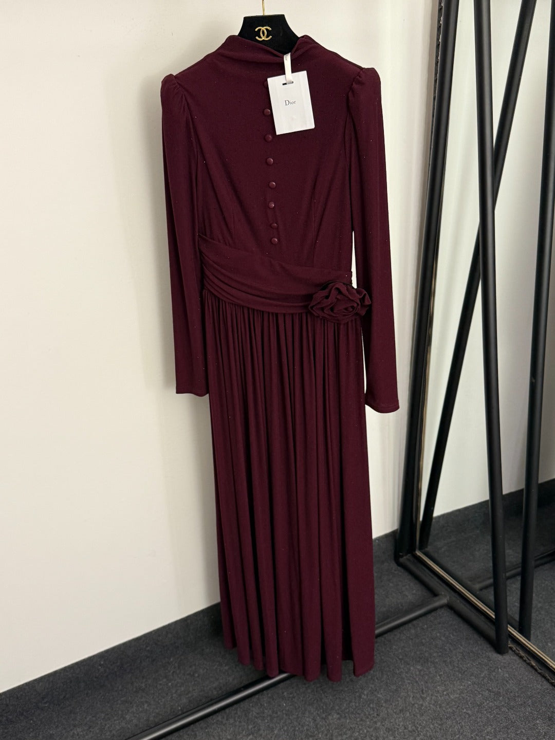 Rhinestone-studded dress