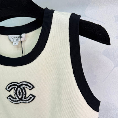 Striped Knit Vest