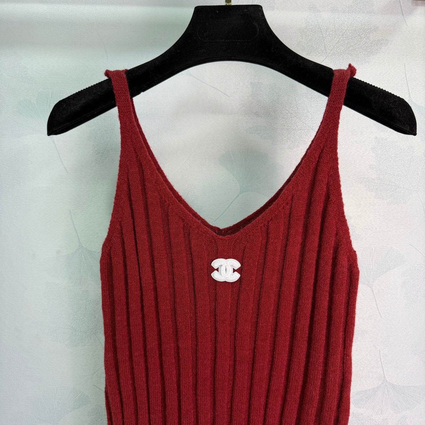 V-neck top + slip dress