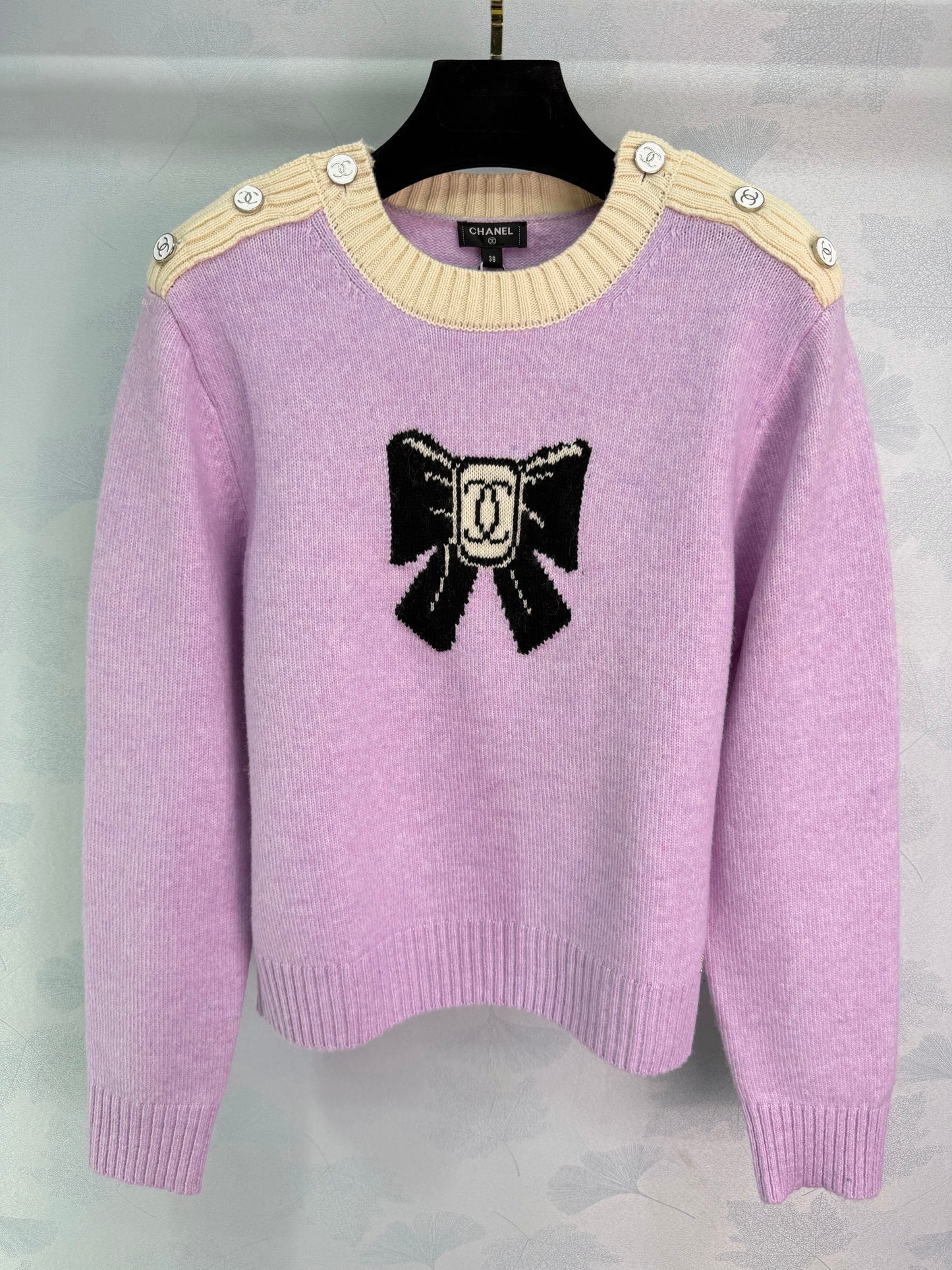 Bow-Tie Knit Sweater