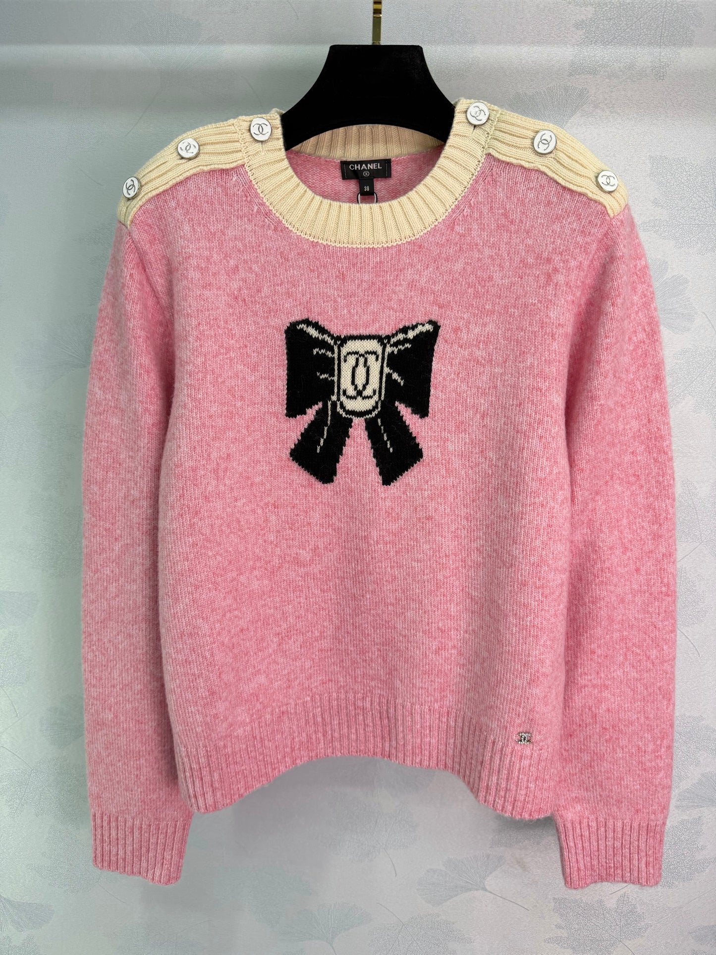 Bow-Tie Knit Sweater