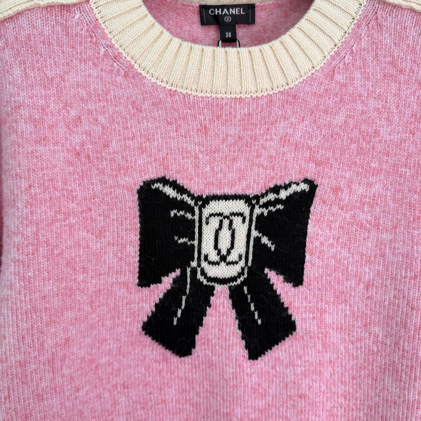 Bow-Tie Knit Sweater