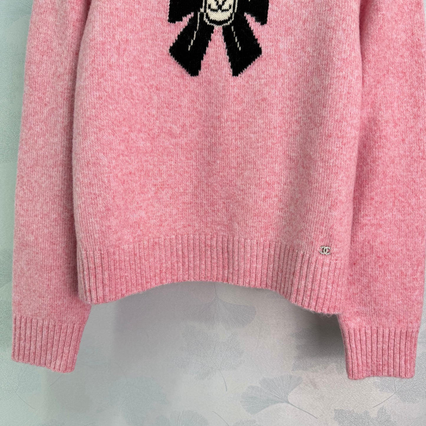 Bow-Tie Knit Sweater