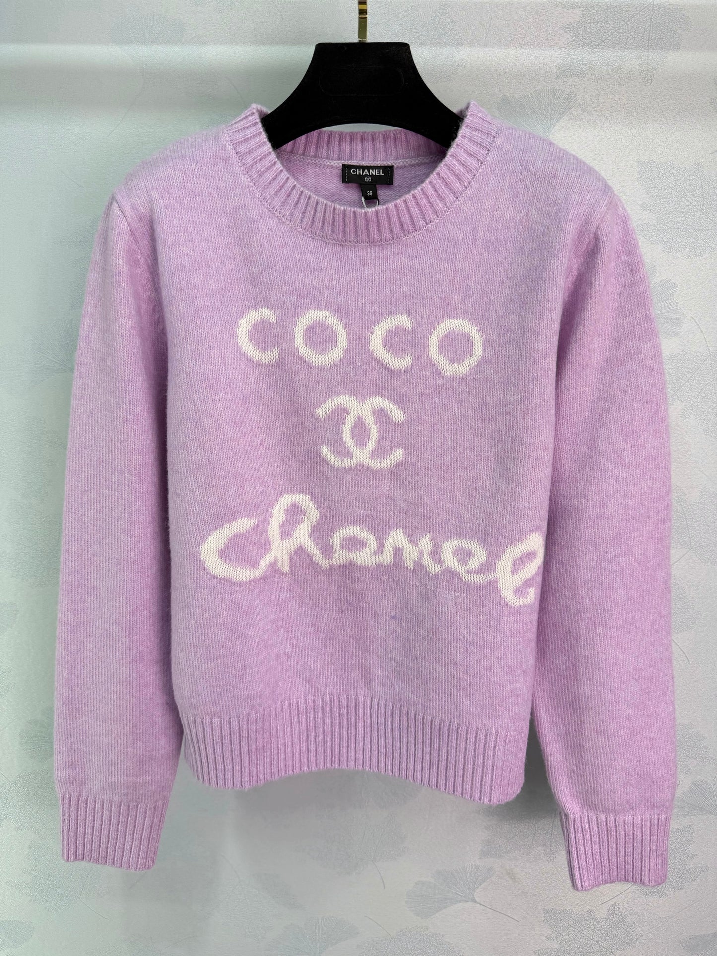 Letter Print Knit Sweater