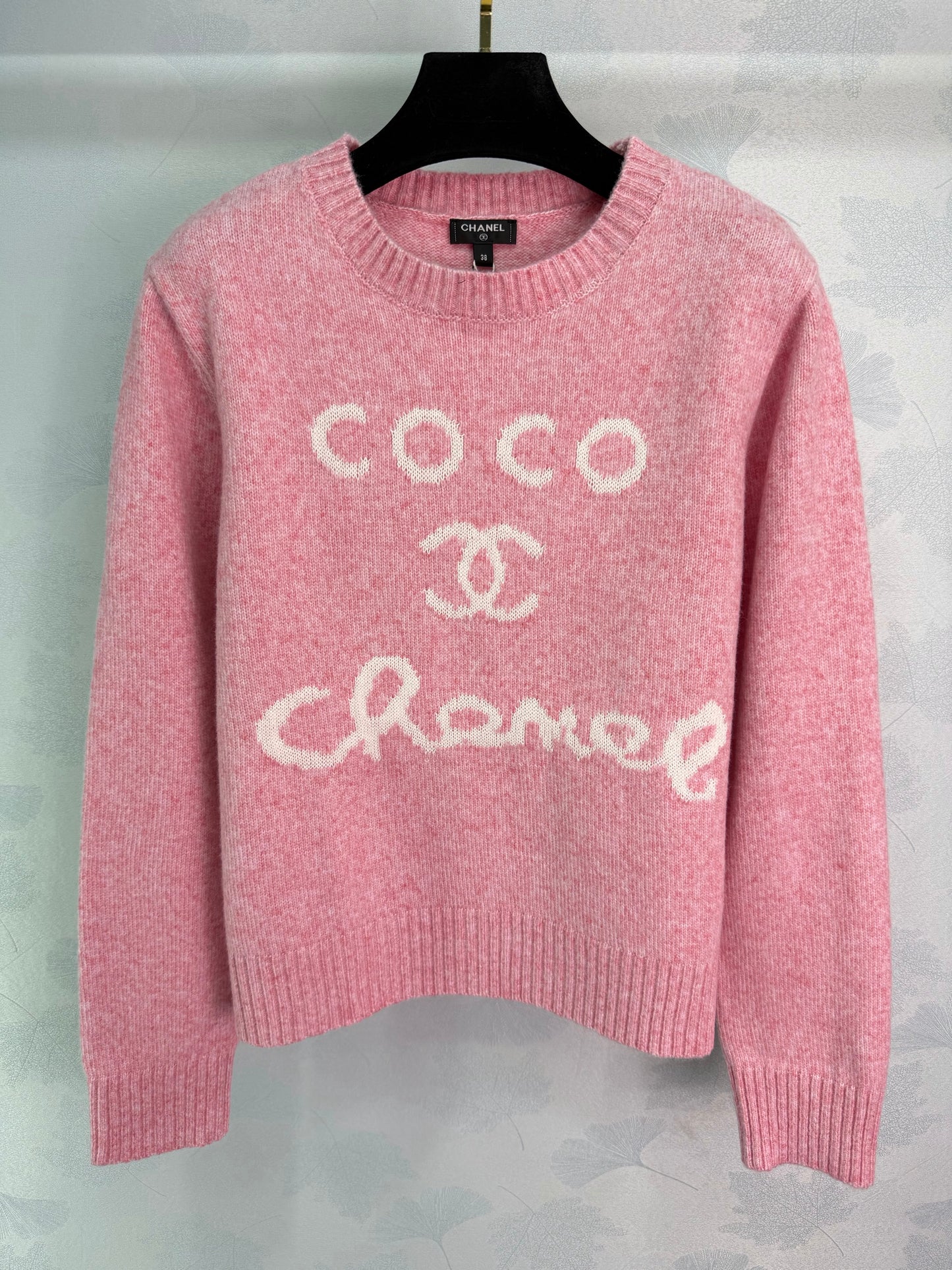Letter Print Knit Sweater