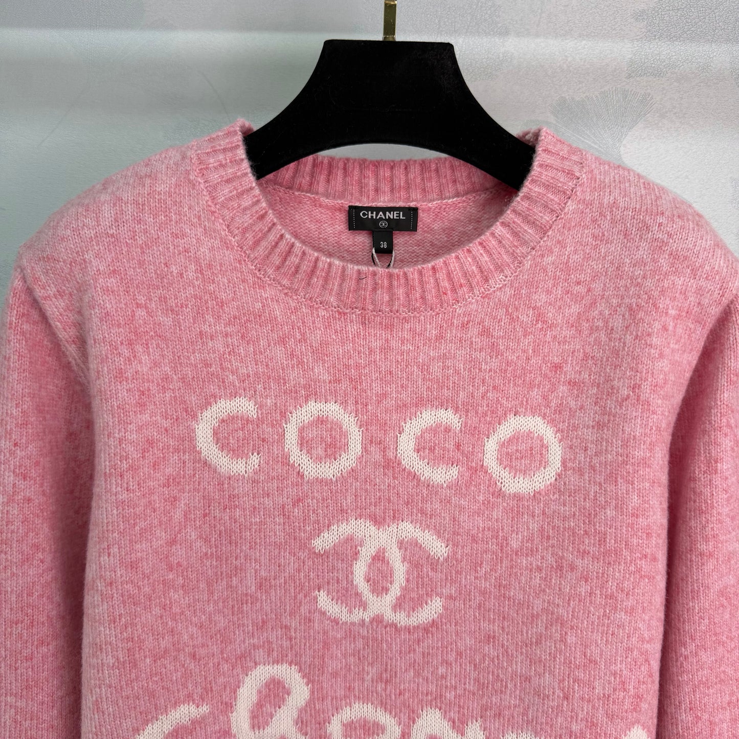 Letter Print Knit Sweater