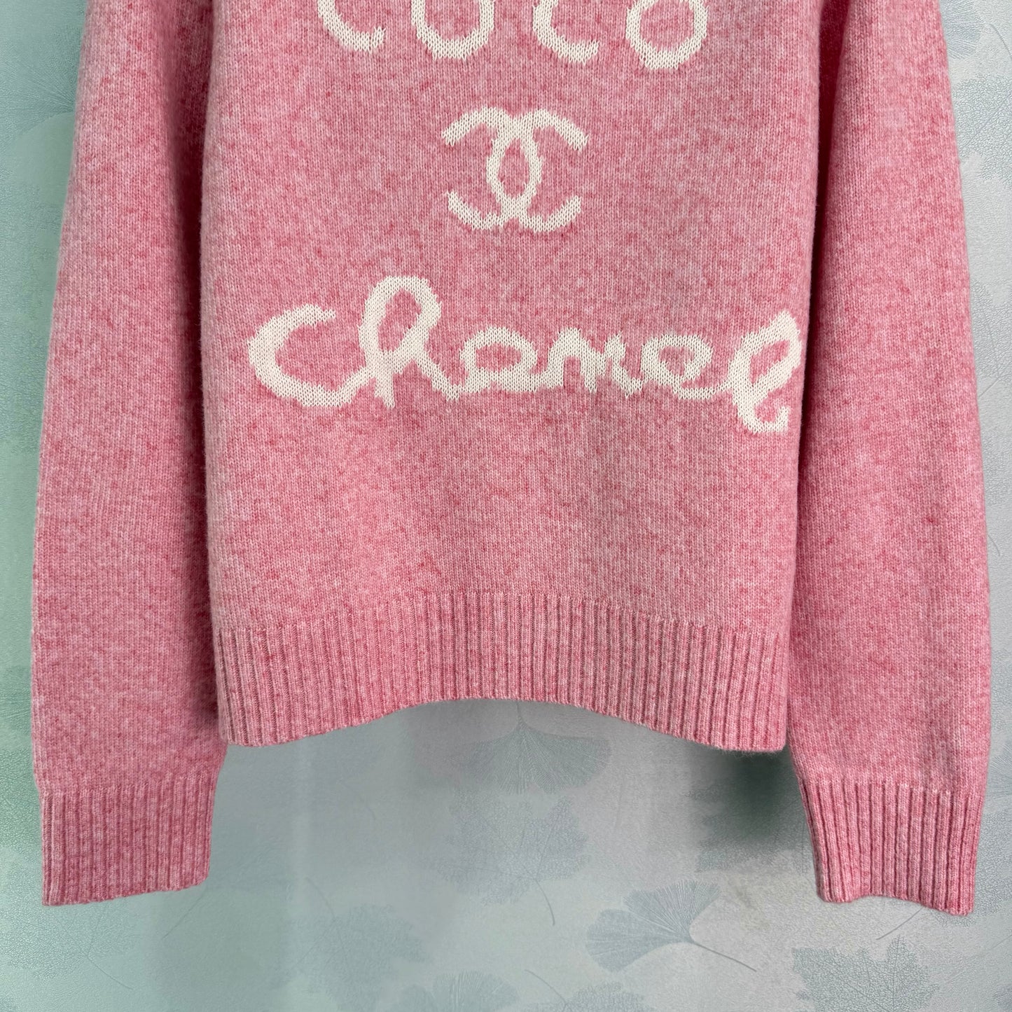 Letter Print Knit Sweater