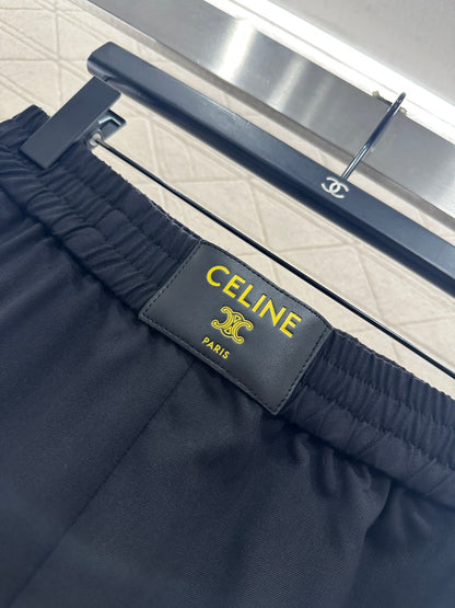 Logo Wide-Leg Wool Trousers