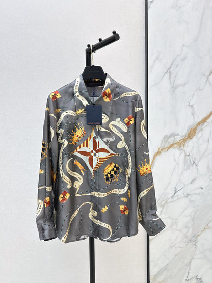 Printed Silk Shirt