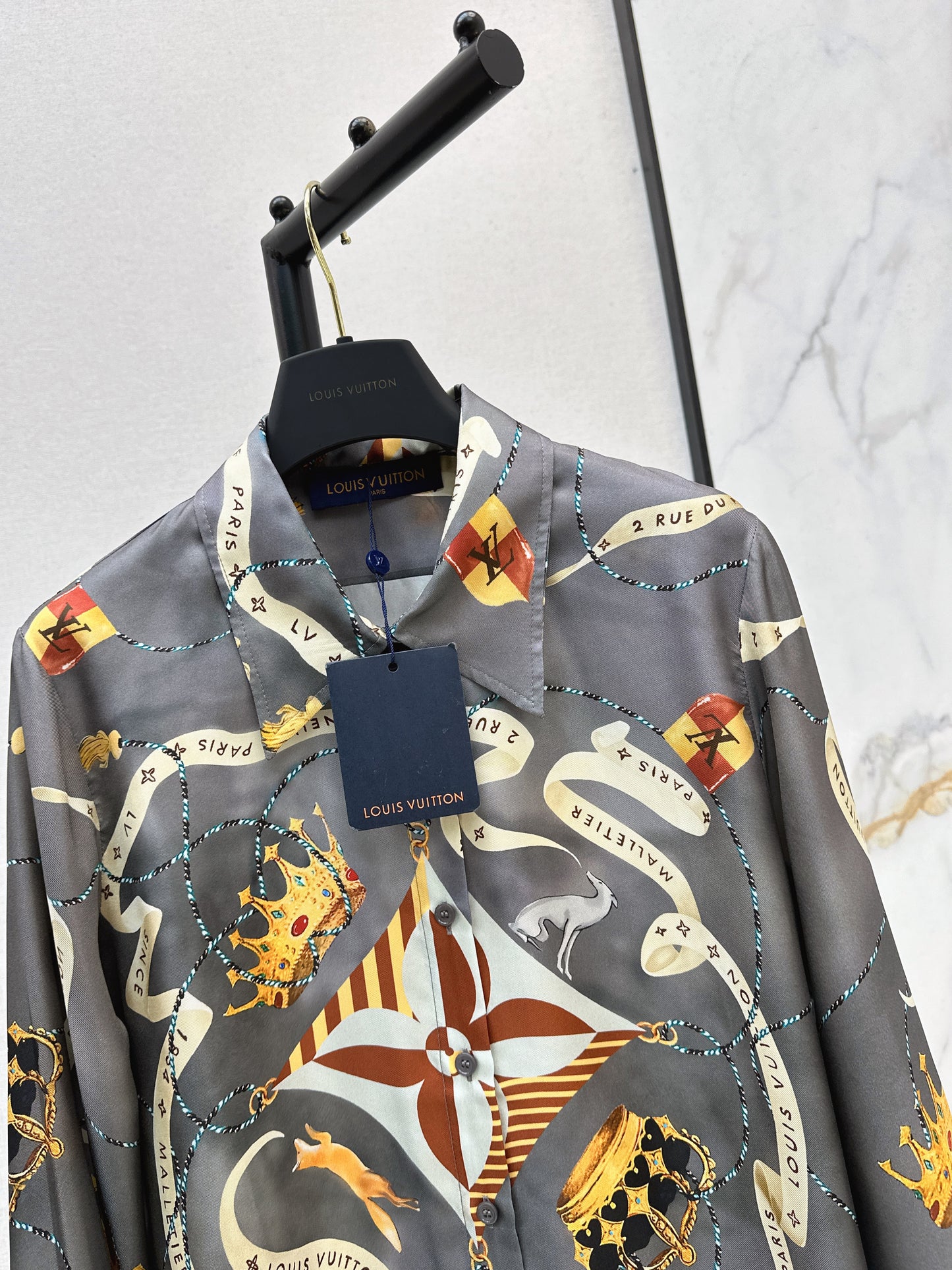 Printed Silk Shirt
