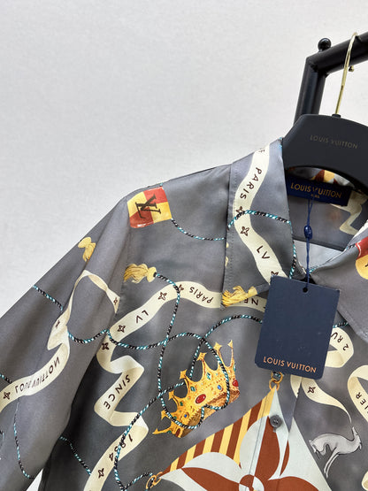 Printed Silk Shirt