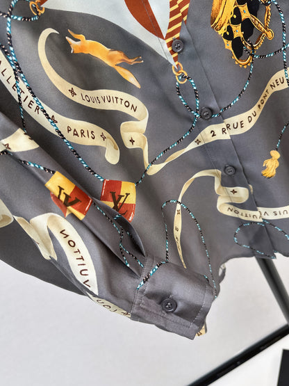 Printed Silk Shirt