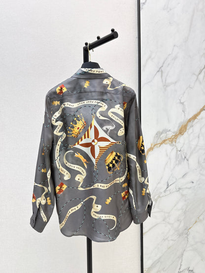 Printed Silk Shirt