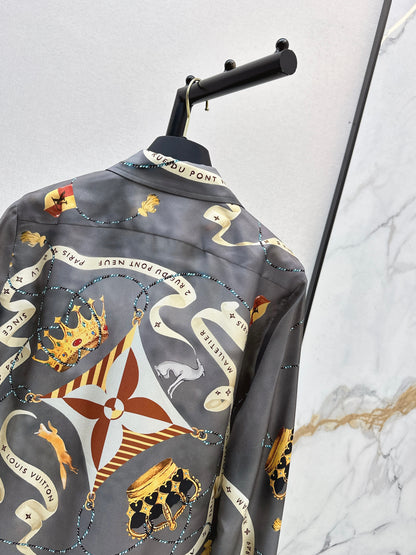 Printed Silk Shirt