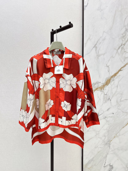 Printed Silk Shirt