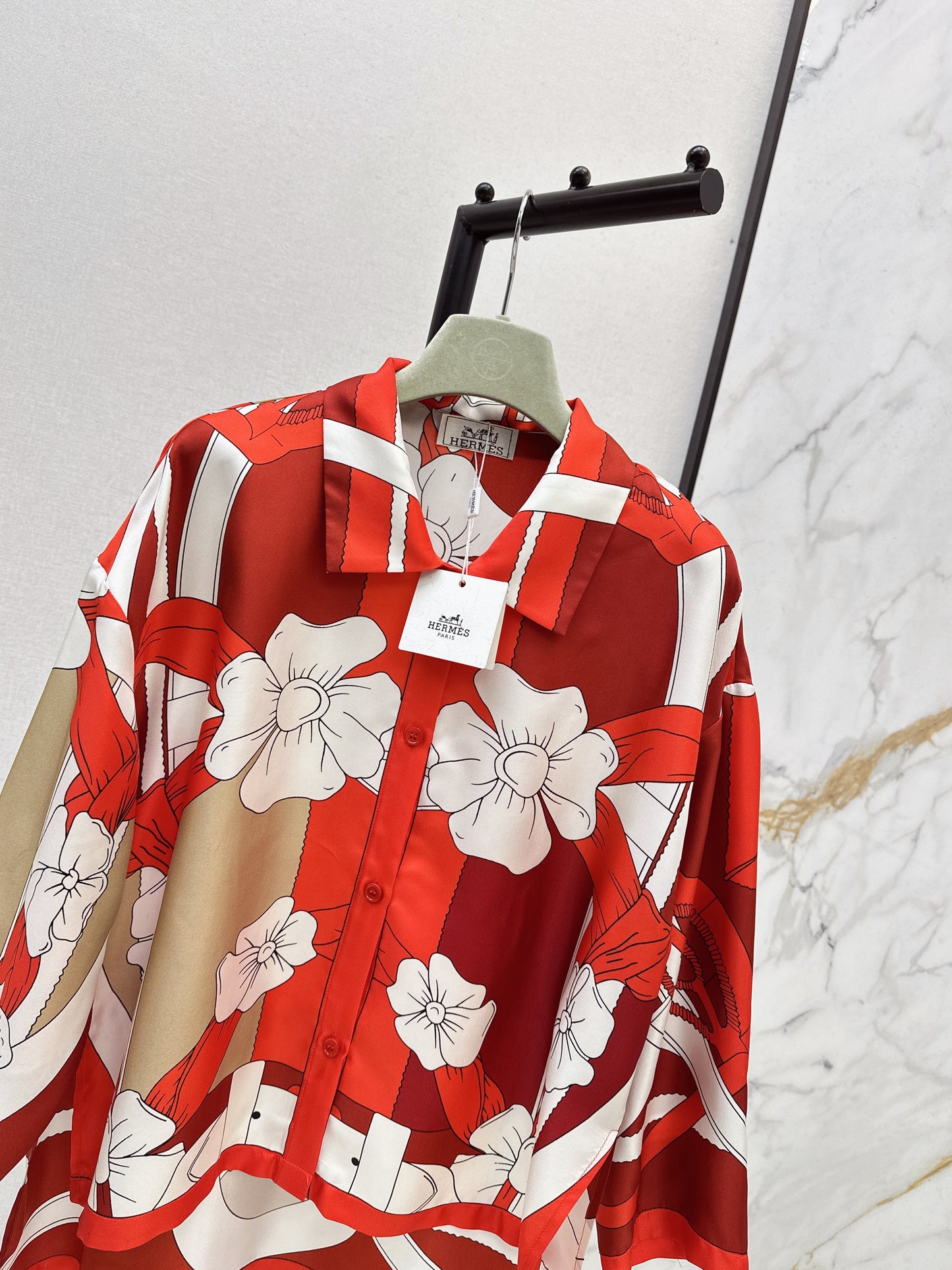 Printed Silk Shirt