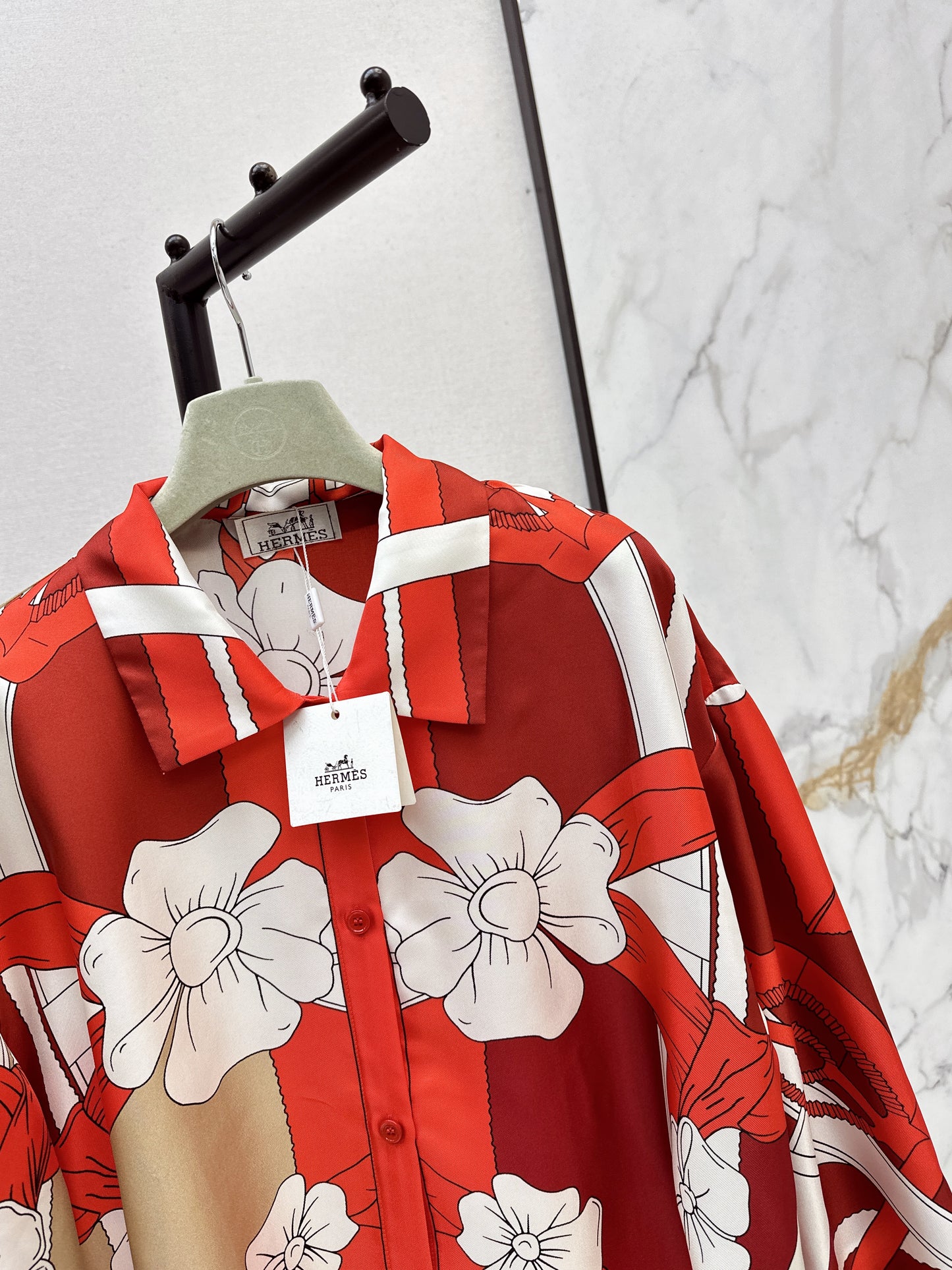 Printed Silk Shirt