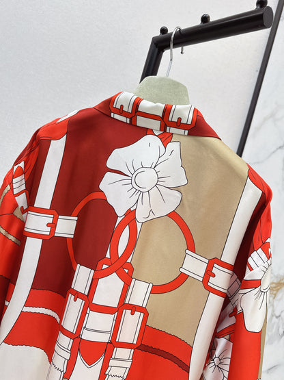 Printed Silk Shirt