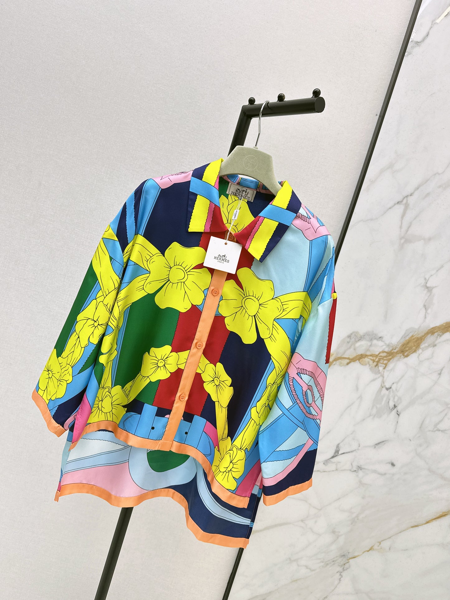 Printed Silk Shirt