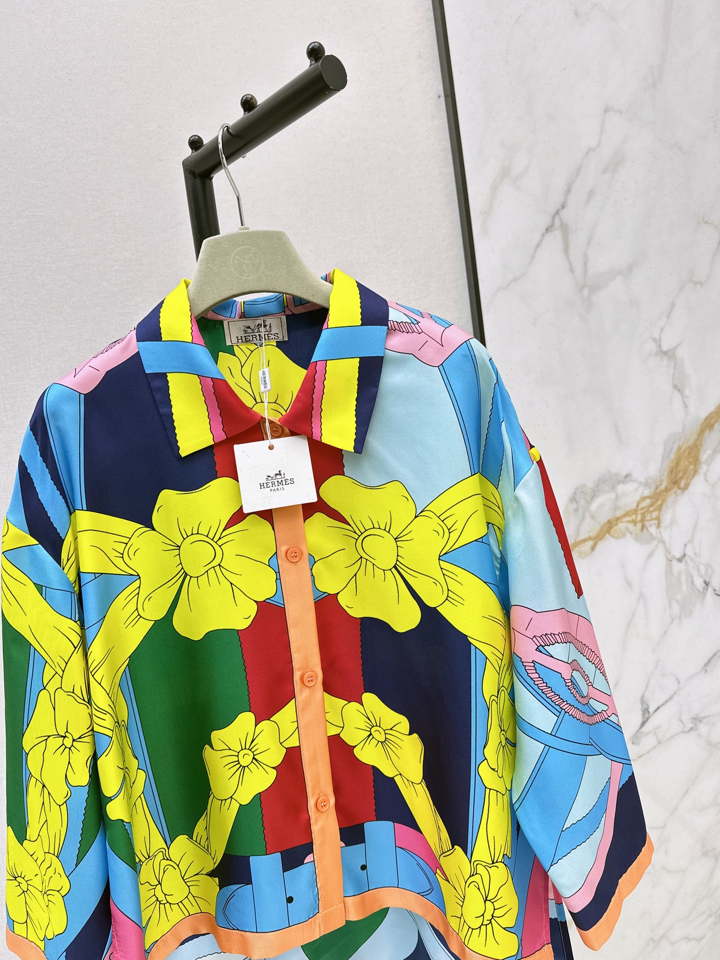 Printed Silk Shirt