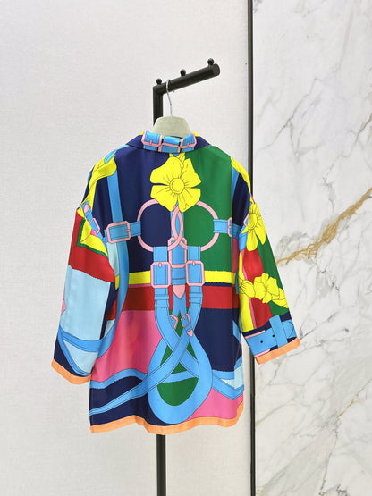 Printed Silk Shirt