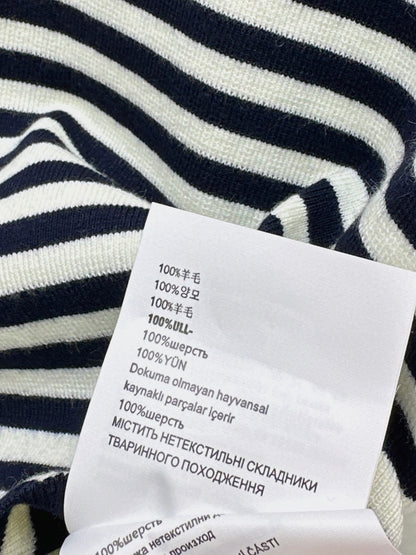 Navy Blue Striped Shirt
