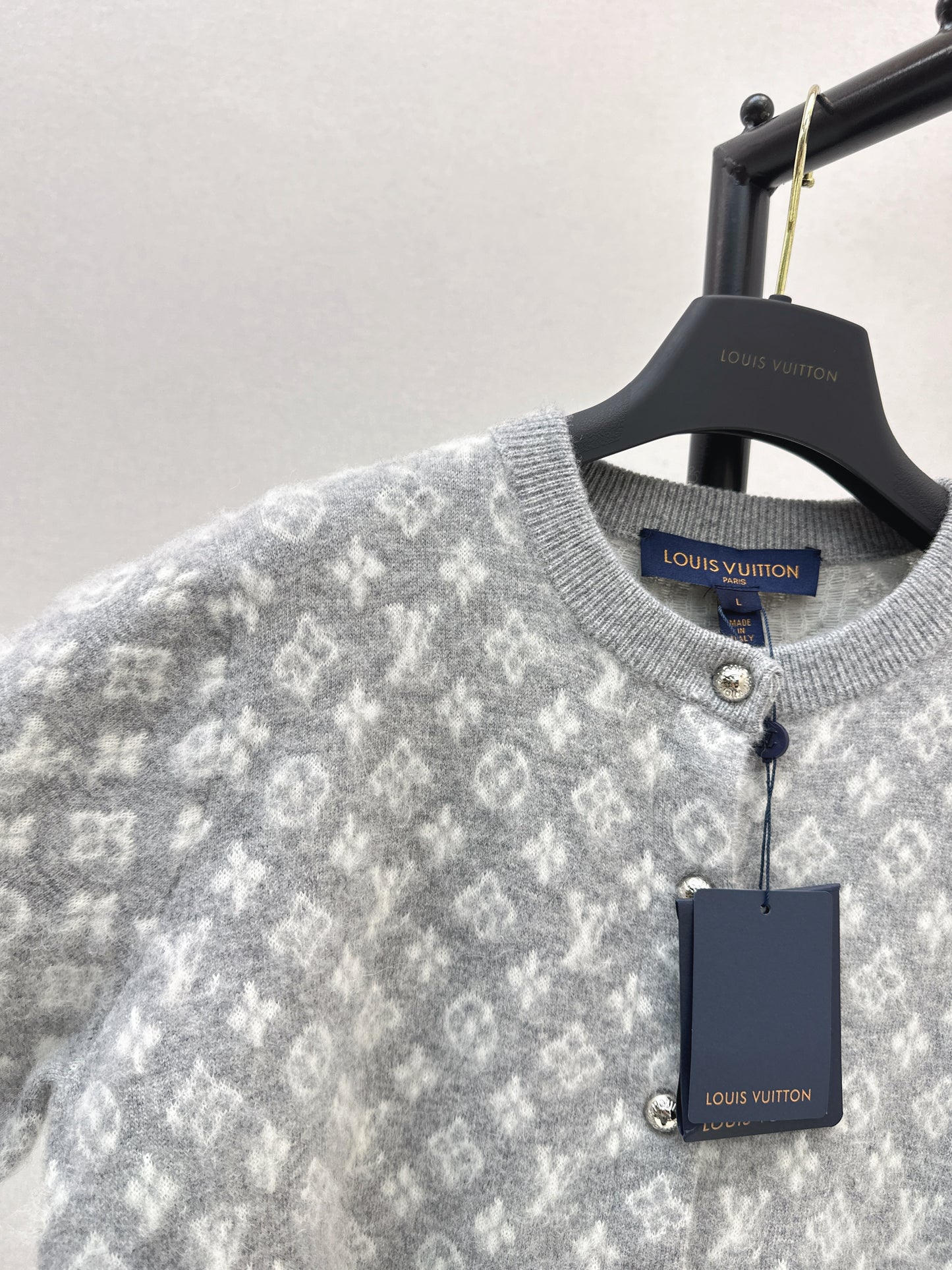 Jacquard Fleece Cardigan