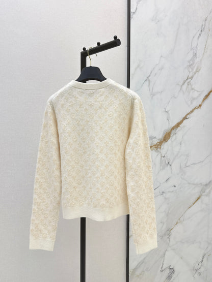 Jacquard Fleece Cardigan