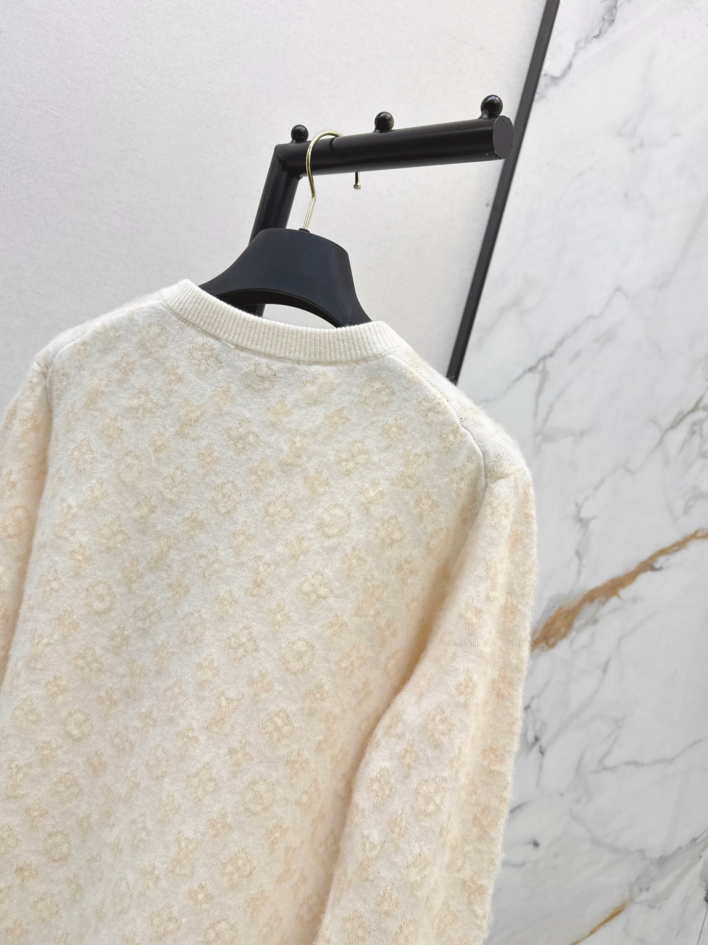 Jacquard Fleece Cardigan