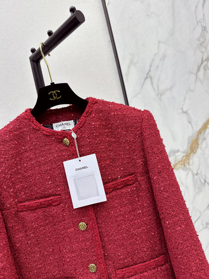 Lapel-front, four-pocket woven jacket