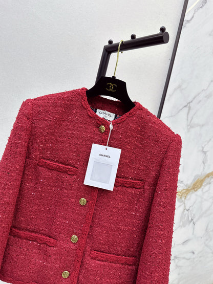 Lapel-front, four-pocket woven jacket