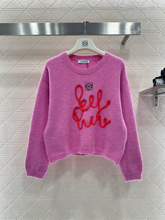 Sweater with Calligraphic Logo