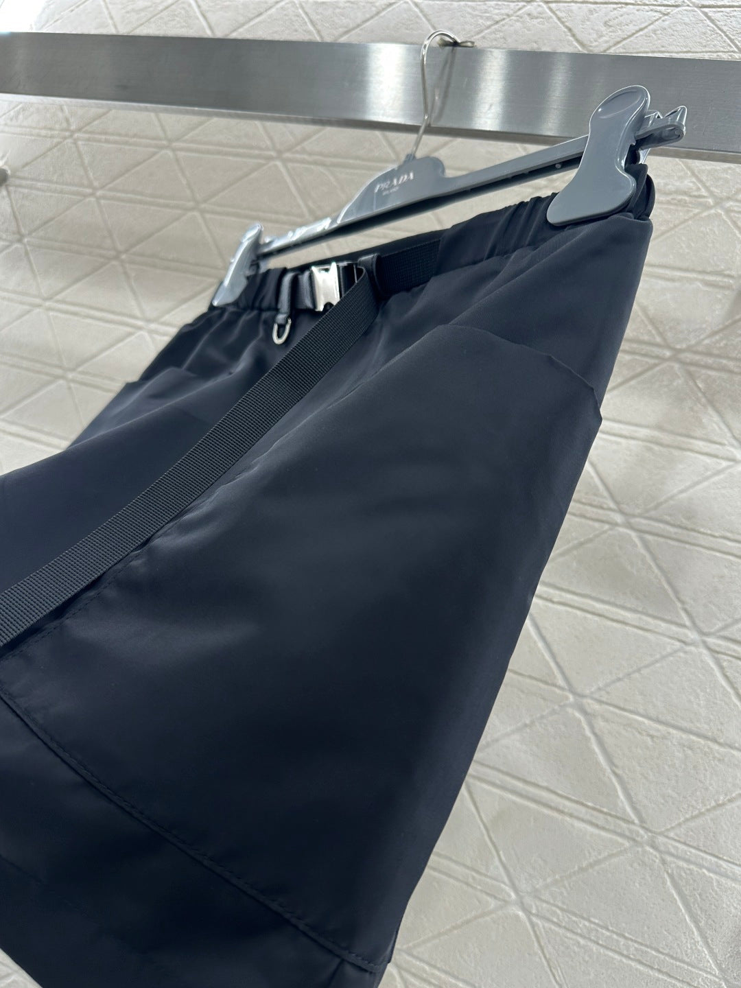 Belted Pocket Workwear Skirt