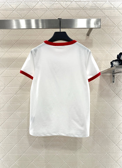 Ribbed Color Block T-Shirt