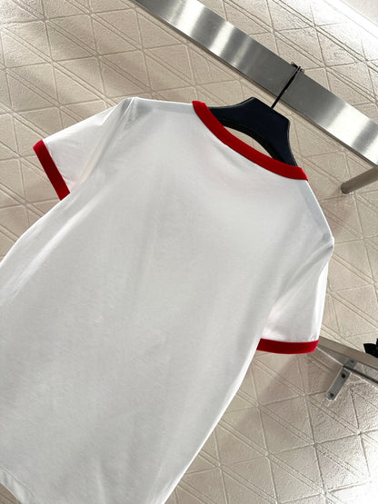 Ribbed Color Block T-Shirt