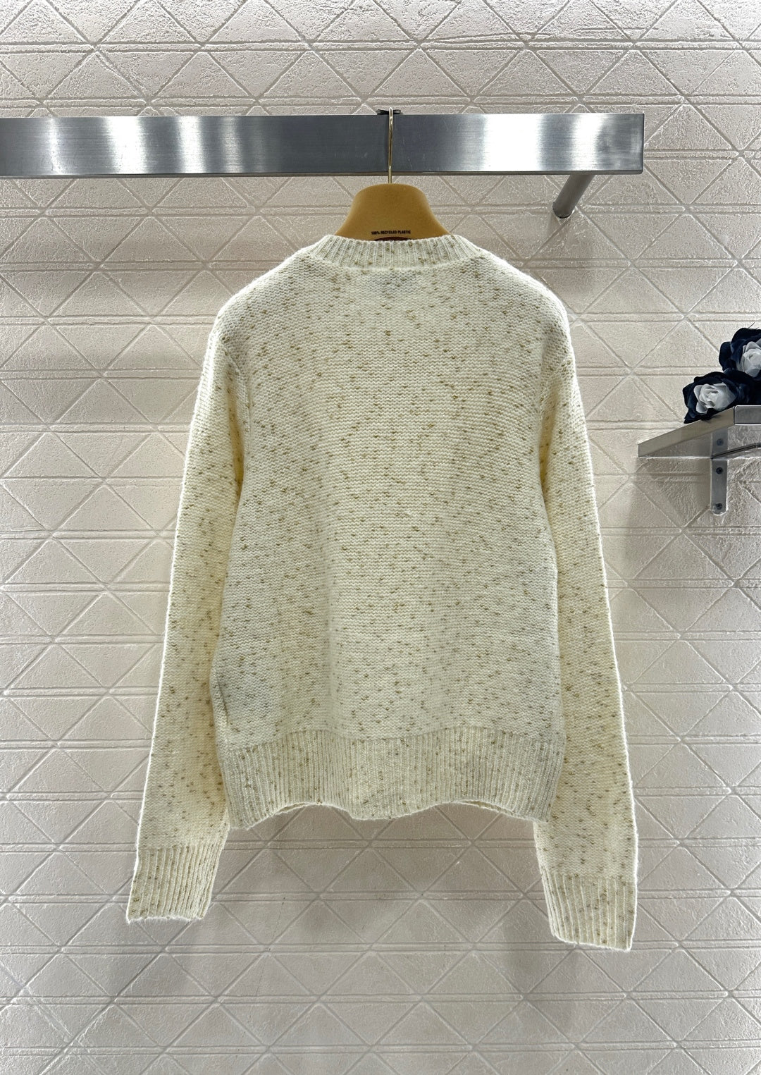 3D Bow Dotted Knit Cardigan