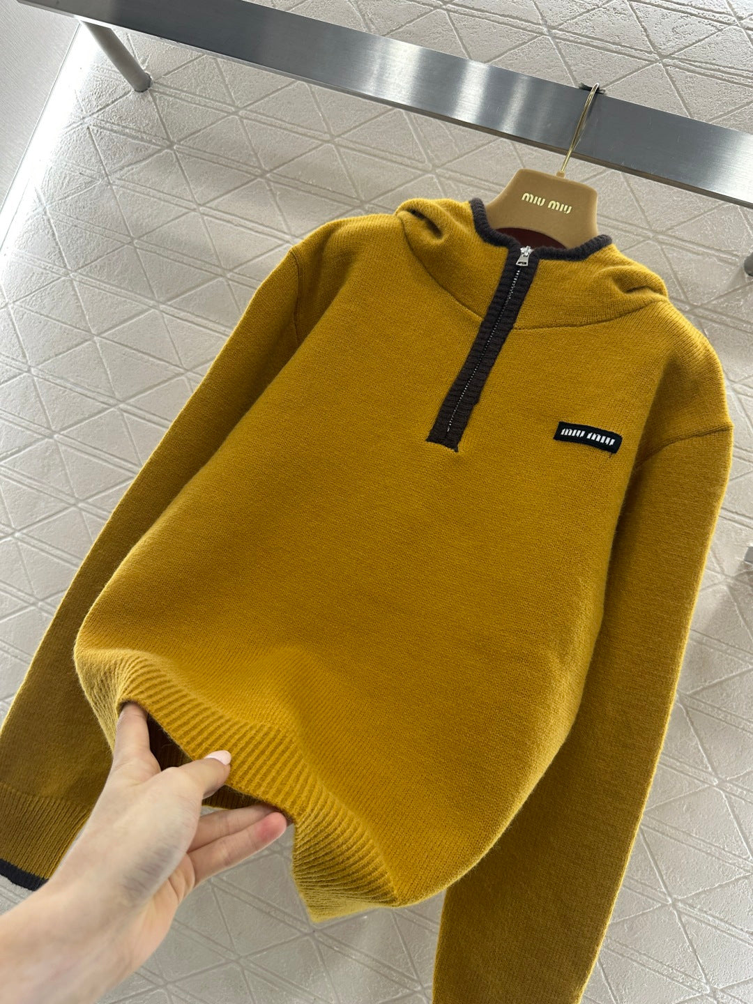 Hooded Knit Sweater