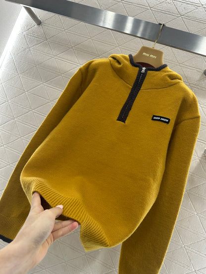 Hooded Knit Sweater