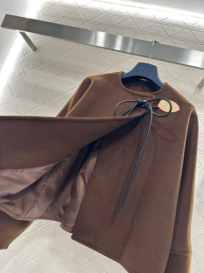 Asymmetrical Front Bow Jacket