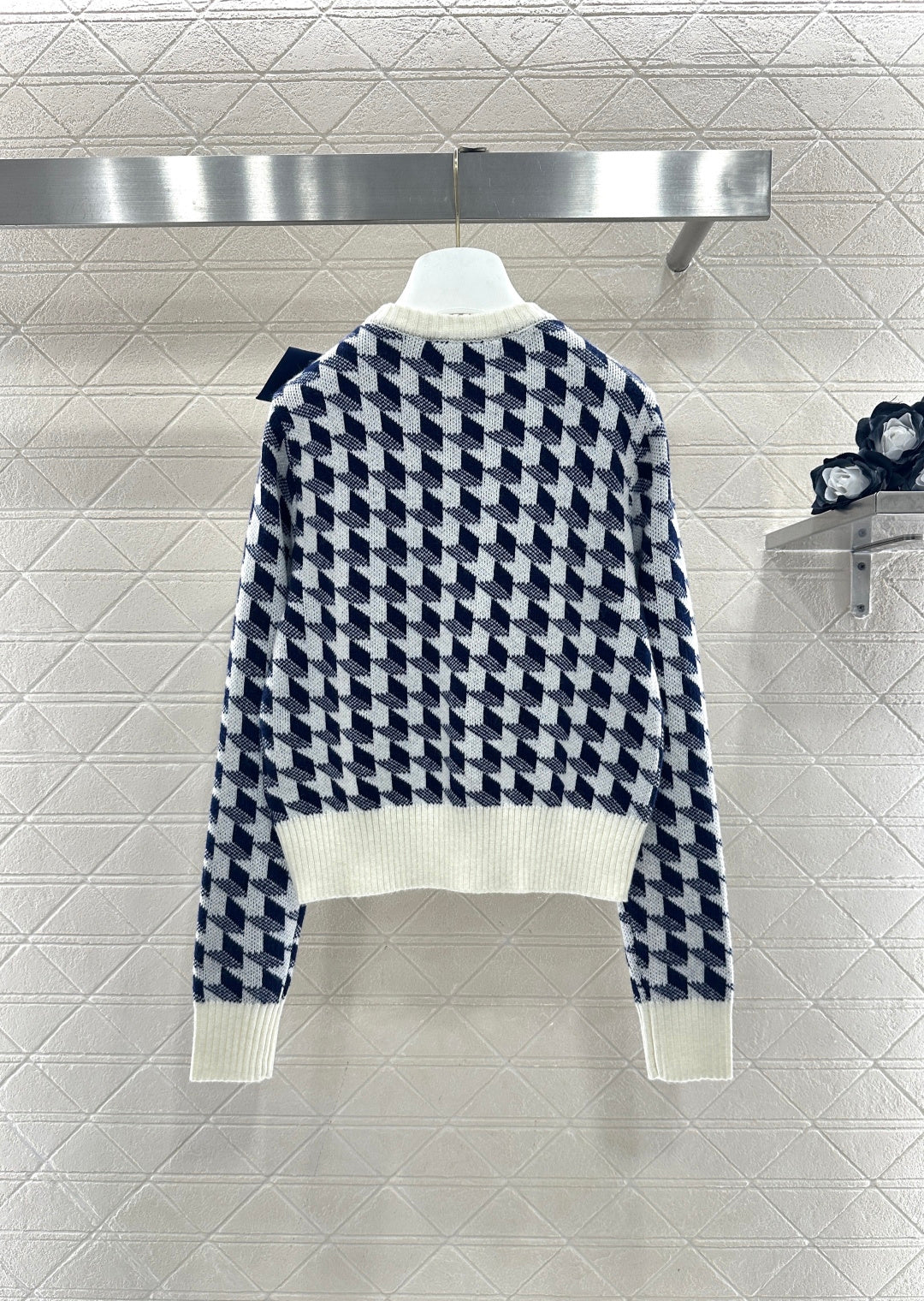 Plaid Bow Sweater