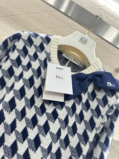 Plaid Bow Sweater