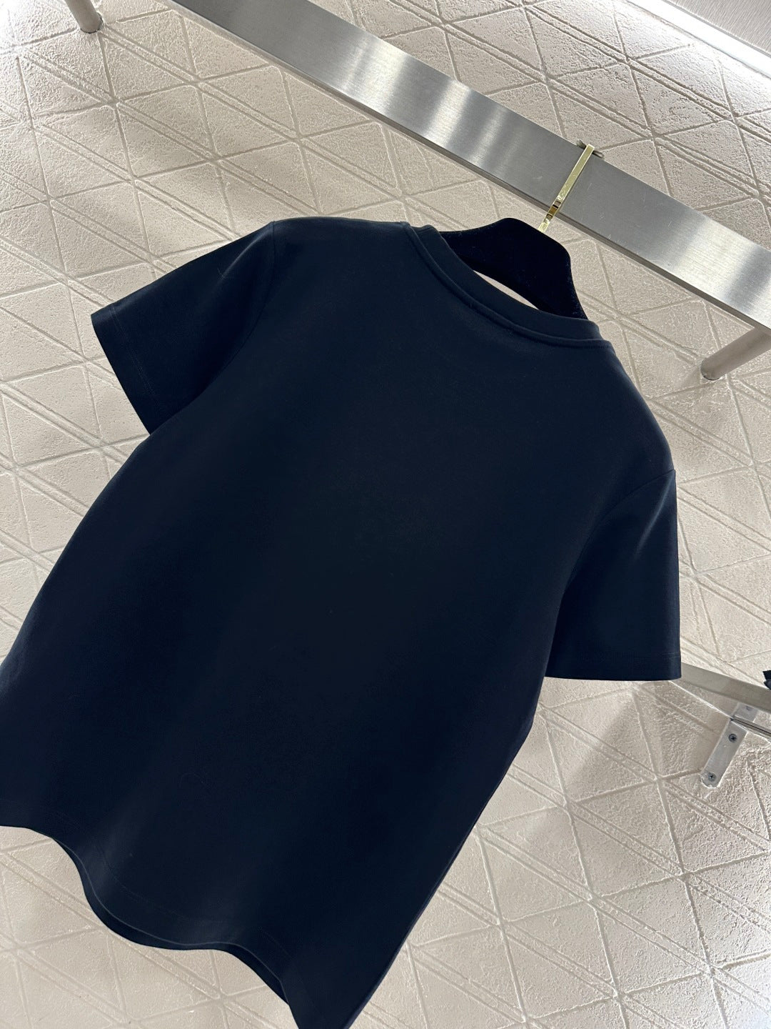 Crew Neck Plush Logo T-Shirt