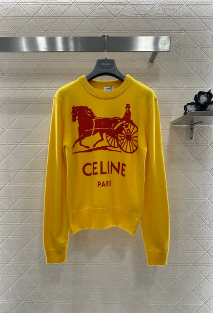 Printed Arc de Triomphe Sweater