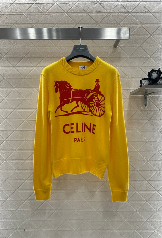 Printed Arc de Triomphe Sweater