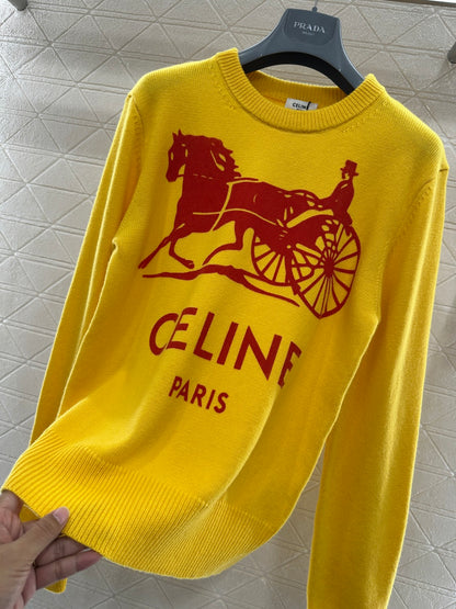 Printed Arc de Triomphe Sweater
