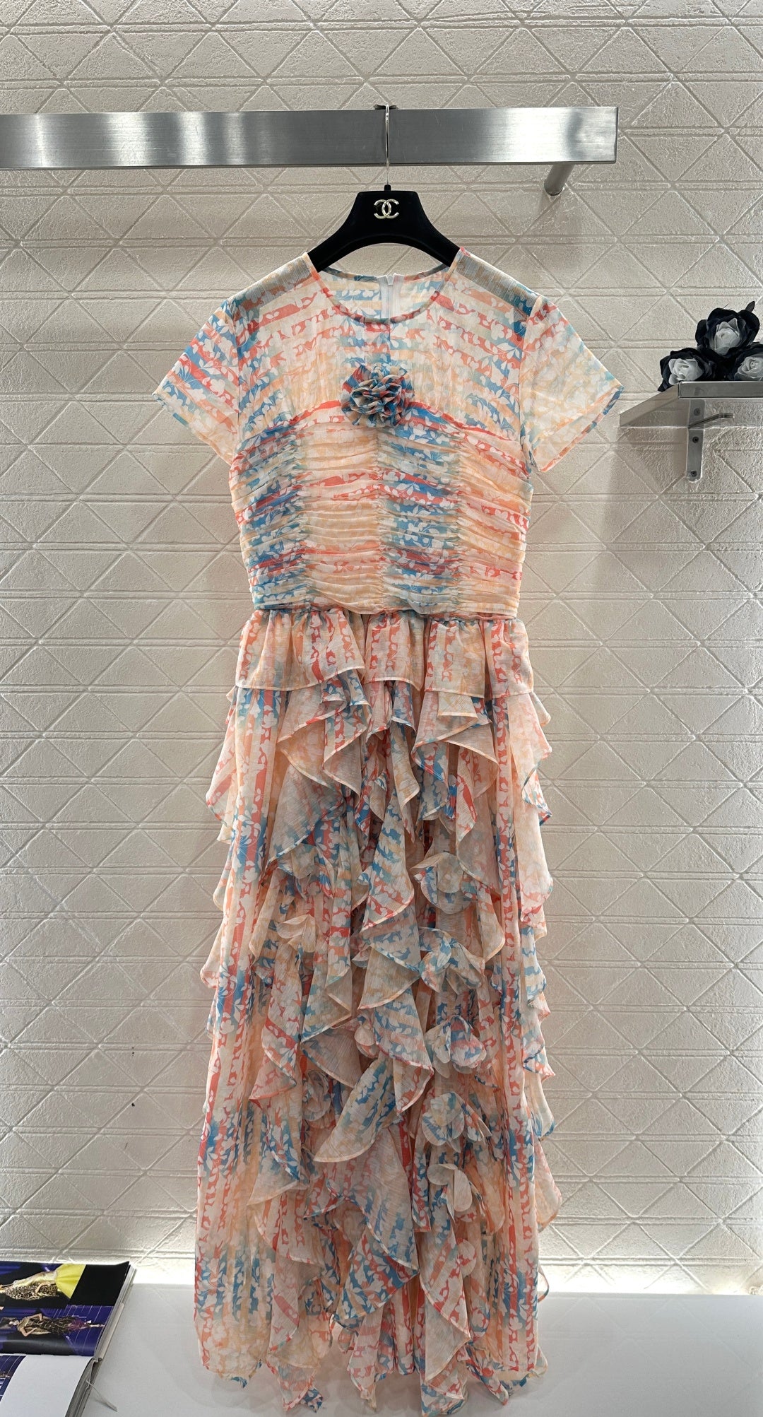 Active Print Short-Sleeve Dress
