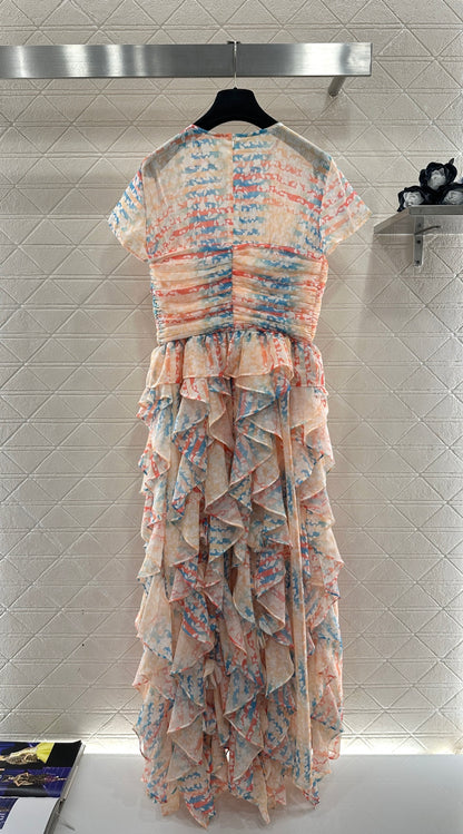 Active Print Short-Sleeve Dress