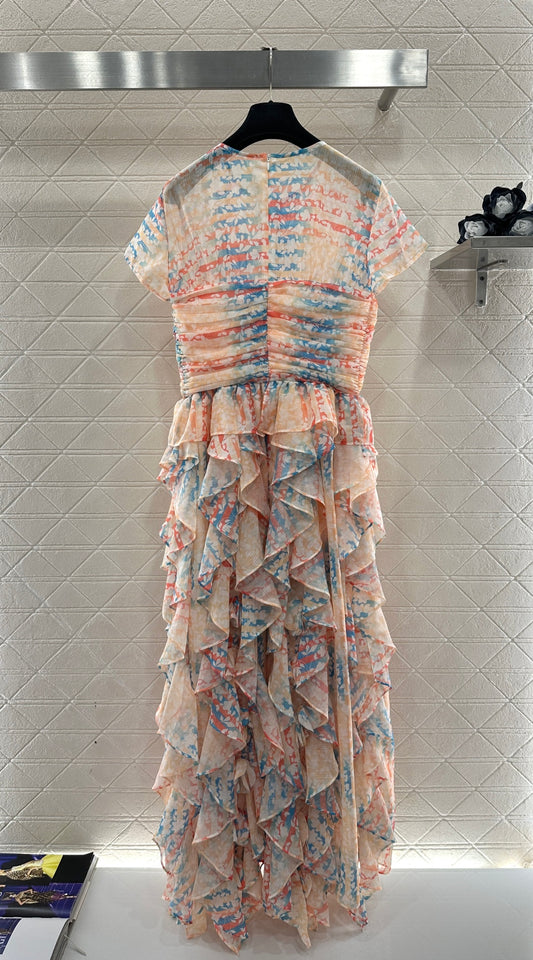Active Print Short-Sleeve Dress